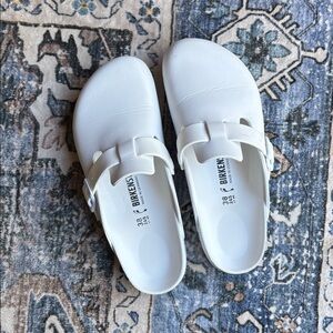 Birkenstock Women's White Clogs